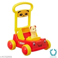 Divi Divine First Step Baby Sit-to-Stand Activity Walker, Baby Push Walker (Red, 6-18 Months) - 6-18 Months, Red, Plastic, Pull Along Toys, Pack Of :1